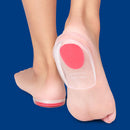 Thick Silicone Heel Pain Relieve Feet Correction Pads Calcans Lower Massager Insoles