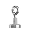 Effetool 10pcs 16mmx30mm 5kg Neodymium Recovery Magnet Metal Detector Claw Hook Magnet