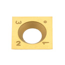 Drillpro Titanium Coated Wood Carbide Insert Milling Cutter For Wood Turning Tool Woodworking