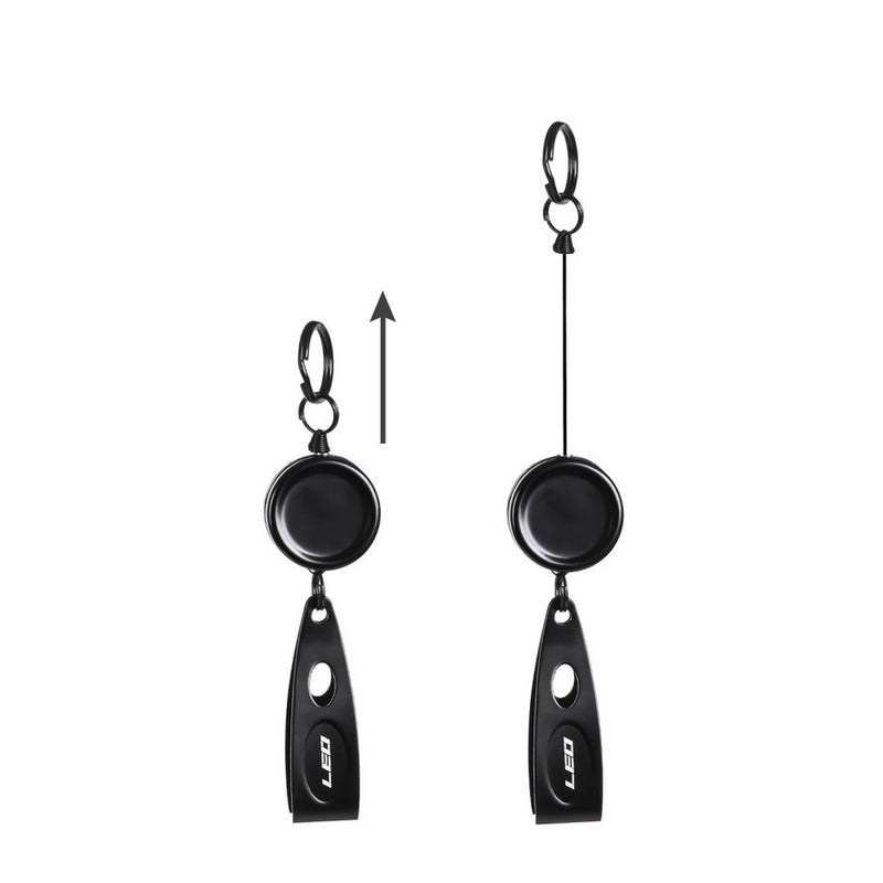 LEO 28072-T2 Stainless Steel Retractable Fishing Line Clippers+Ring Fishing Tool