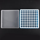 Plastic Square 100 Positions Laboratory 1.5ml Centrifuge Tube Case Box F1A5