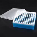 Plastic Square 100 Positions Laboratory 1.5ml Centrifuge Tube Case Box Z8T6