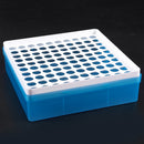 Plastic Square 100 Positions Laboratory 1.5ml Centrifuge Tube Case Box F1A5