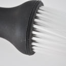 White Black Plastic Hair Salon Neck Duster Refillable Powder Brush B6K6