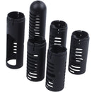 Plastic Aquarium Water Heater Protector Guard, 46.5cm, Black X8B2