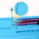 DANIU 45x30cm Magnetic Heat Insulation Silicone Pad Desk Mat Maintenance Platform with Magnetic Section