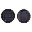 2 Pcs 62mm Plastic Clip On Front Lens Cap Cover Black for Camera E3N2