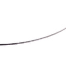 Hoisting Lifting 7x7 1mm Dia Stainless Steel Flexible Wire Rope 177Ft C9G6