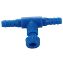 10 Pcs Blue Plastic 2 Way Aquarium Fish Tank Air Pump Control Valves T3V9