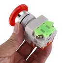 Ui 660V Ith 10A Latching Red Emergency Stop Push Button Switch P8K4
