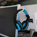 Internet Cafes Dedicated Dual Adhesive Tape Hanger Headset Holder for Computer Monitor