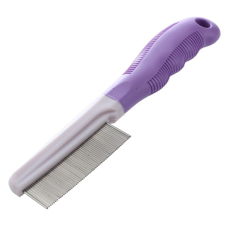 Pet Cat & Dog Grooming Comb with Fine Steel Tooth