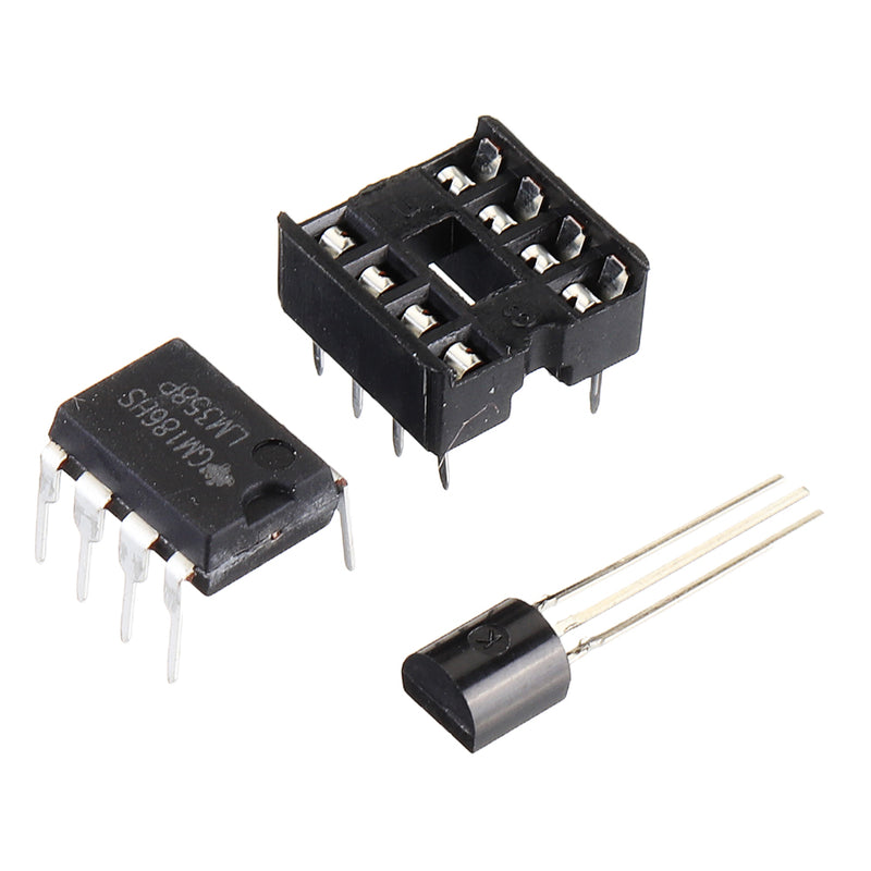 LM358 Breathing Light Production Kit Electronic DIY Training Parts Electric Vehicle Modification LED Blue Flash