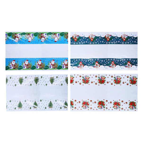 110 x 180CM Printed Pvc Disposable Tablecloth Merry Christmas Dinner Birthday Party Picnic Mat