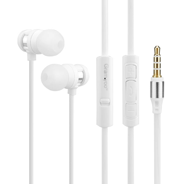 Gramyoo X18 Universal In Ear Earphone Camera Control Self Timer Headset For Iphone Samsung Smartphone