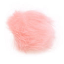 Pink Pom Pom Decor Black Stretchy Band Hair Tie Ponytail Hairband P8U2