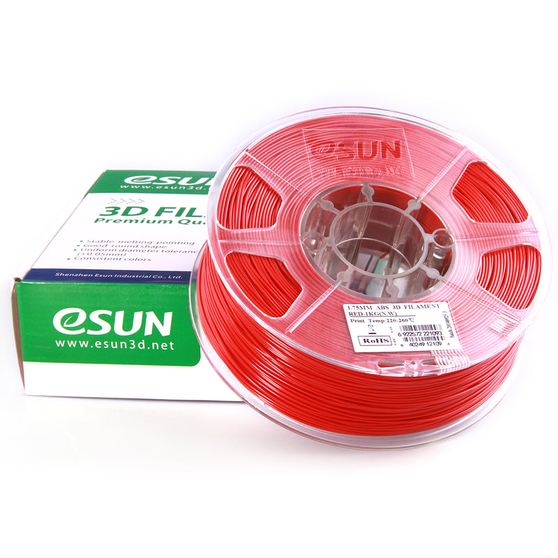 eSUN ABS Filament Green/Black/Gold/Red/Yellow/Skin Color/Blue 1.75mm 1KG/Roll 3D Printer Filament