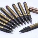 STA 8151 Metal Mark Pen DIY Album Graffiti Black Card Paint Highlight Marker Pen For Office And School Supplies