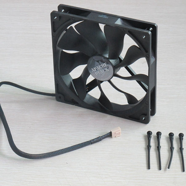 Akasa APACHE 12CM 4Pin PWM Cooling Fan 12V S-FLOW Fan Heat Sink Hydro Dynamic Bearing