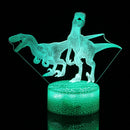 3D Illusion Night Light Touch Remote Control Gift Home Decor Sleeping Table Lamp