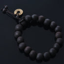 Wooden Buddhist bracelet beaded wrist sandalwood Y7D6