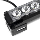 35 Inch 12V 32W 32 LED Car Traffic Advisor Emergency Hazard Warning Signal Strobe Light Bar Amber White Lamp