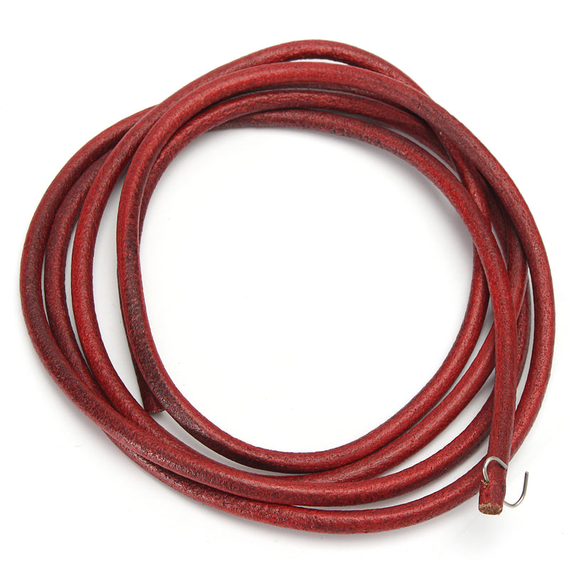 183cm*6mm Leather Treadle Belt With Hook For Foot Pedal Singer Sewing Machine