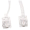 White Male 6P2C RJ11 Plug Telephone Fax Modem Line Cable, 14M for Landline  J5R3