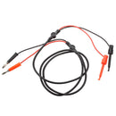 Multimeter Dual Test Hook Clip to Male Banana Plug Cable 4ft 4 in 1 X9Z7