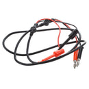 Multimeter Dual Test Hook Clip to Male Banana Plug Cable 4ft 4 in 1 X9Z7