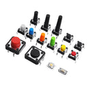 3pcs 15 Types Tactile Push Button Switch Micro Switch DIP SMD 4 Pin for Induction Cooker Electrical