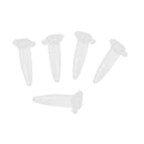 1000 Pcs Laboratory Clear White Mark Printed Plastic Centrifuge Tube 0.5ml I1E7
