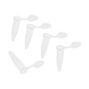1000 Pcs Laboratory Clear White Mark Printed Plastic Centrifuge Tube 0.5ml I1E7