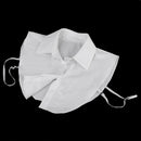 Women's Detachable Half Shirt Blouse Collar White