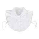 Women's Detachable Half Shirt Blouse Collar White