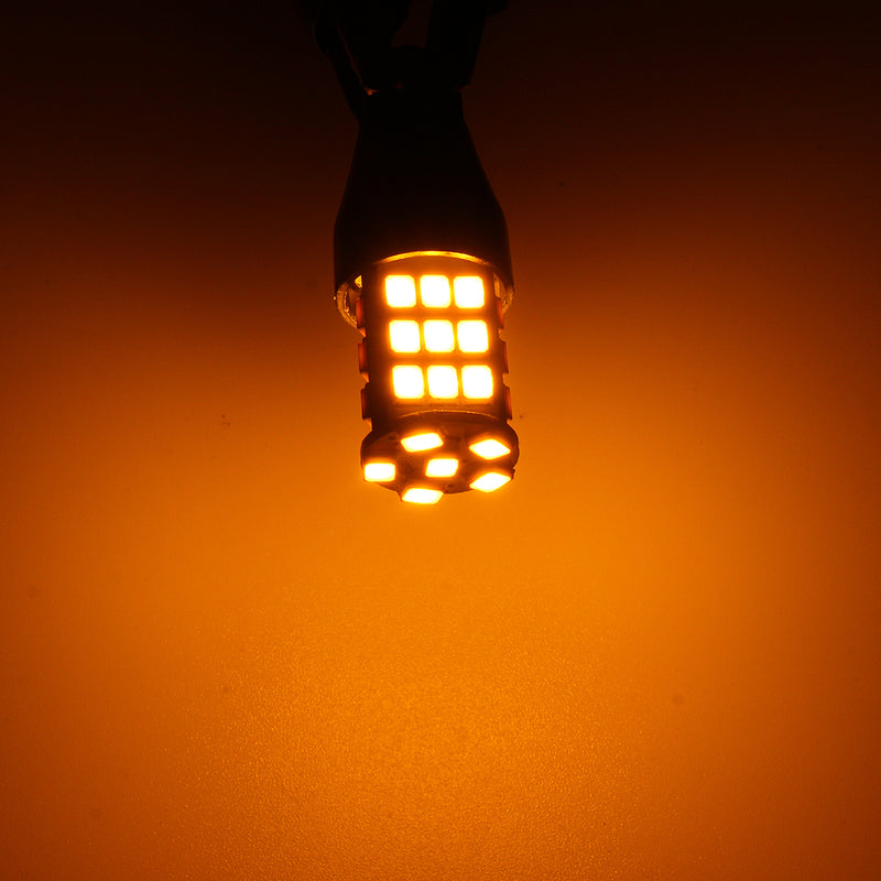 1Pcs T15 33SMD LED Car Backup Reverse Lights Brake Width Lamp Bulb DC 12V White/Yellow