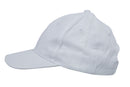 Kids Plain Baseball Cap Girls Boys Junior Childrens Hat Summer-White