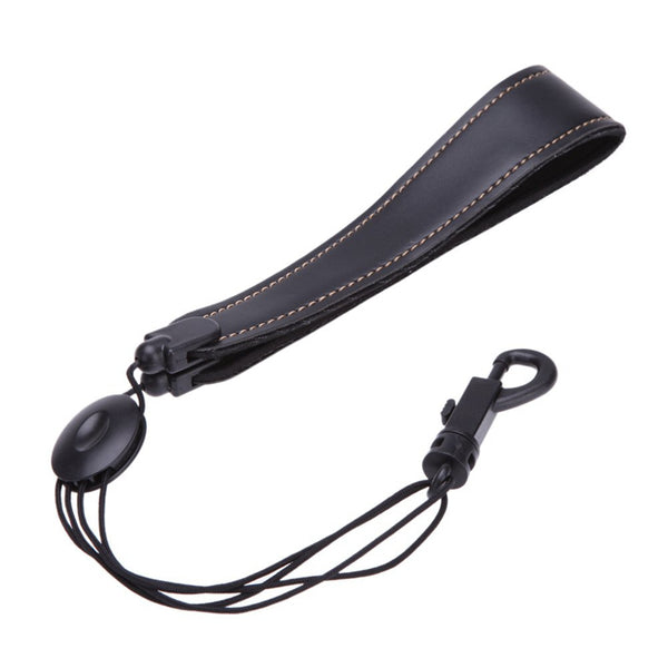 Adjustable Saxophone Sax Leather Nylon Padded Neck Strap with Hook Clasp