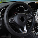 37-39cm Leather Car Truck Steering Wheel Covers Breathable Anti-Slip Comfortable