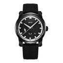 OUBAOER OB2020 Calendar Quartz Watches Luminous Display Leather Strap Men Wrist Watch