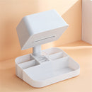 Bakeey Dressing Box Desktop Large Capacity Drawer Integrated Skin Care Lipstick Makeup Remote Control Tissue Organizer Box Storage Baskets