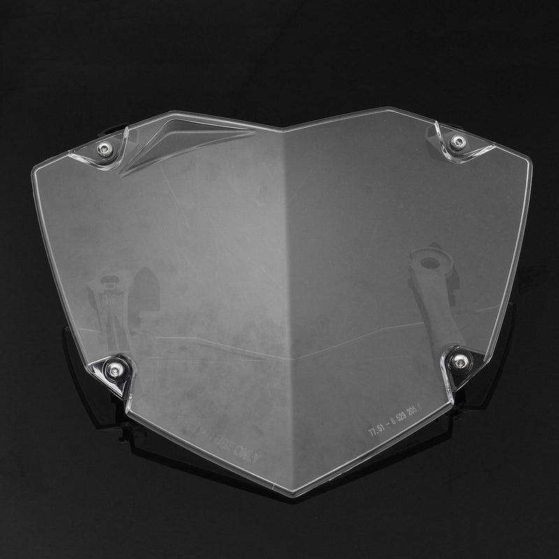 Front Headlight Guard Clear Cover Lens Protector For BMW R1200GS ADV WC 13-17
