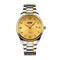 SKMEI 9101 Business Style Men Wrist Watch Full Steel Calendar Crystal Quartz Watch