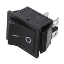 2 Pcs Black 4 Pins DPST On/Off Rocker Switch AC 250V/15A 125V/20A E7O4