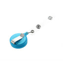 Retractable Ski Pass ID Card Badge Holder Key Chain Reels With Clip Light B