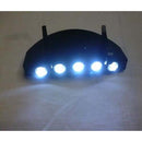 5 LED Light Under the Brim Cap Hat Headlamp Light for Hunting Fishing Hikin