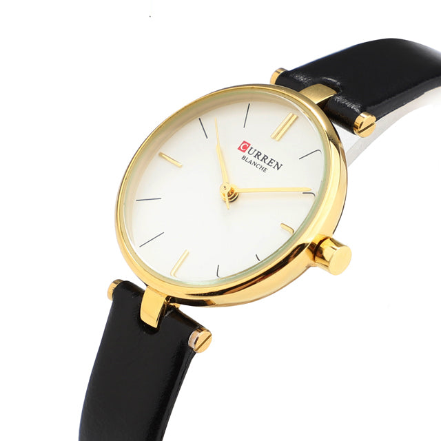 CURREN 9038 Ultra Thin Simple Design Ladies Wrist Watch Fashionable Analog Quartz Watches