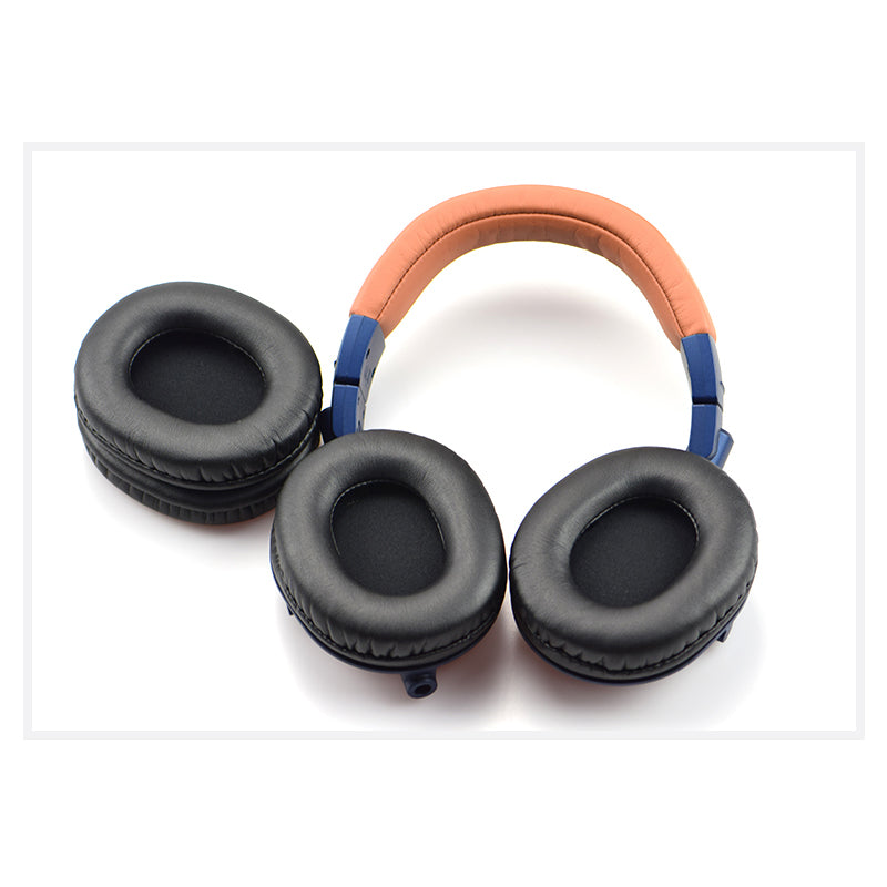 LEORY Replacement 1 Pair Earpads + Headband Cover For Audio-Technica ATH-M50X M30X M40X Headphone