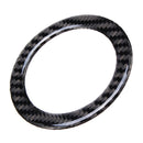 Carbon Fiber Car Inner Steering Wheel Cover Trim Sticker for Jeep Grand Cherokee 2014-2018