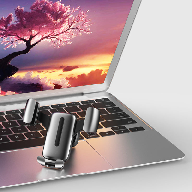 Bakeey Metal Gravity Linkage Automatical Lock 360 Degree Rotation Car Mount Air Vent Holder Stand for Xiaomi Moible Phone